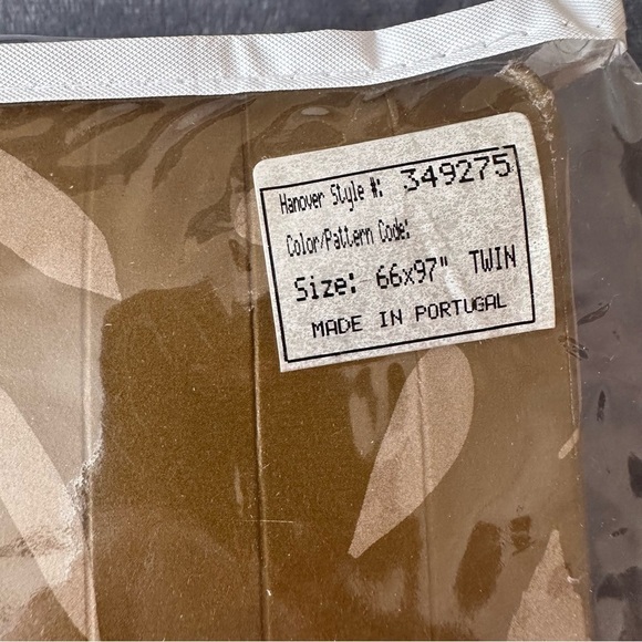 NWT Vintage domestications 100% COTTON FLANNEL Christmas Deer Brown TWIN SET - Picture 9 of 9